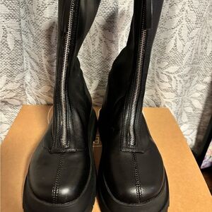 Urban Outfitters Black Chunky Sole Boots